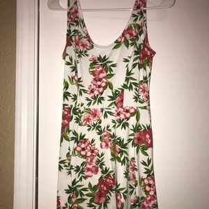 Papaya Floral Dress